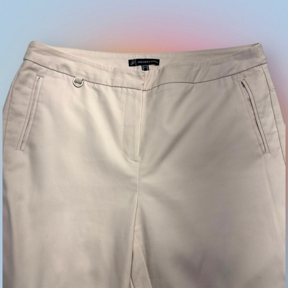 ADRIANNA PAPELL Women’s 12 Light Pink Ankle Dress Pant